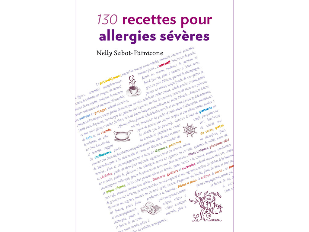 130 recetas para alergias graves Nelly Sabot-Patracone