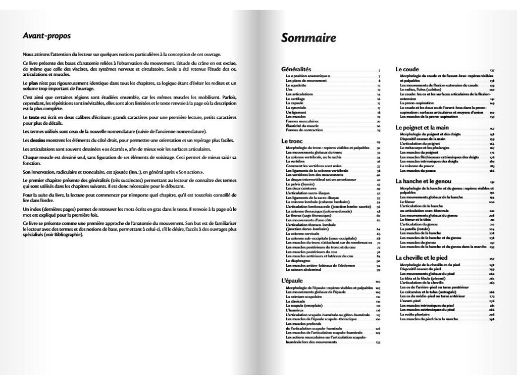 Anatomie pour le Mouvement - Introduction à l'analyse des techniques corporelles Blandine Calais-Germain / François Germain
