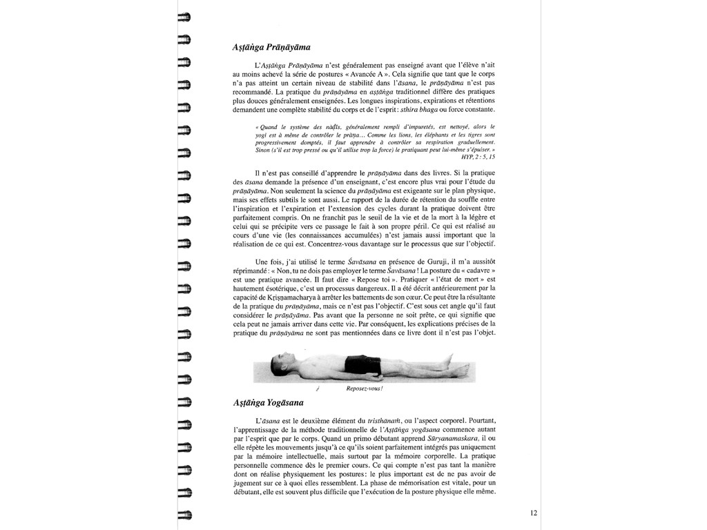 Ashtanga - Yoga as it is Version Française