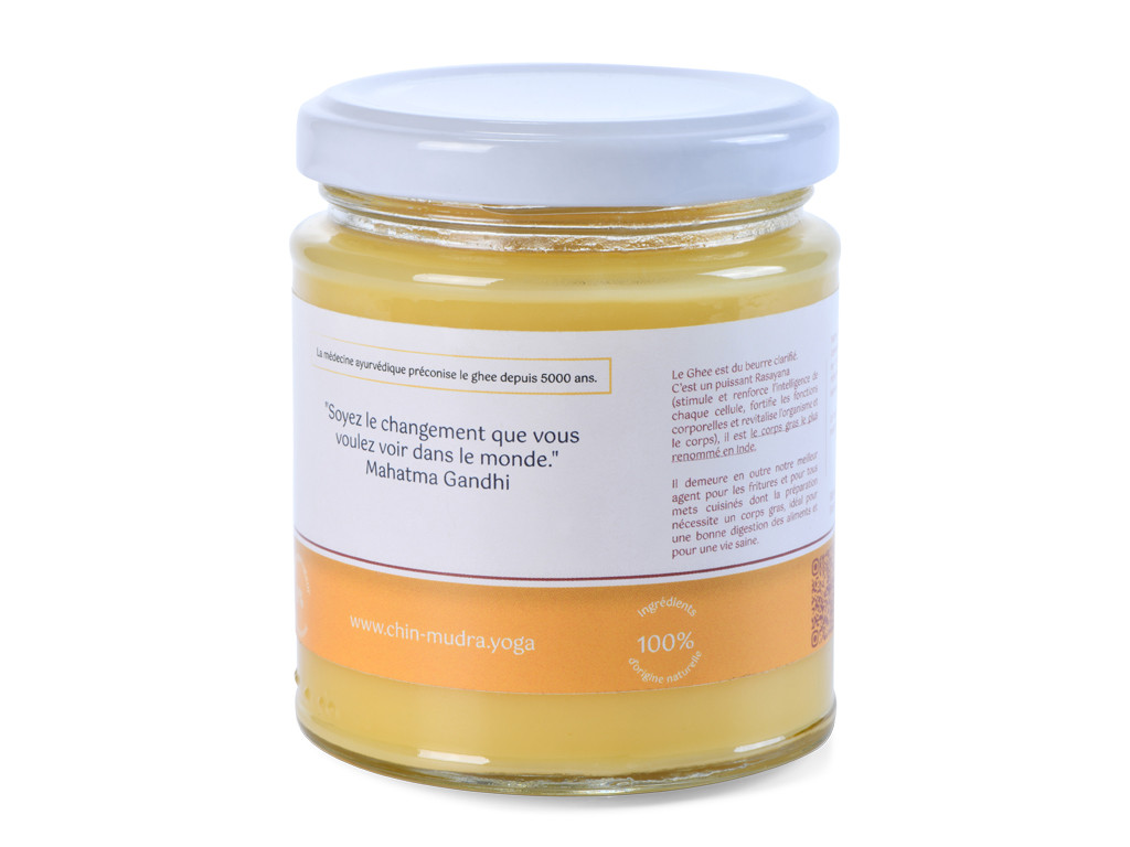 Ayur-Ghee (beurre clarifié) 100% Bio 225gr