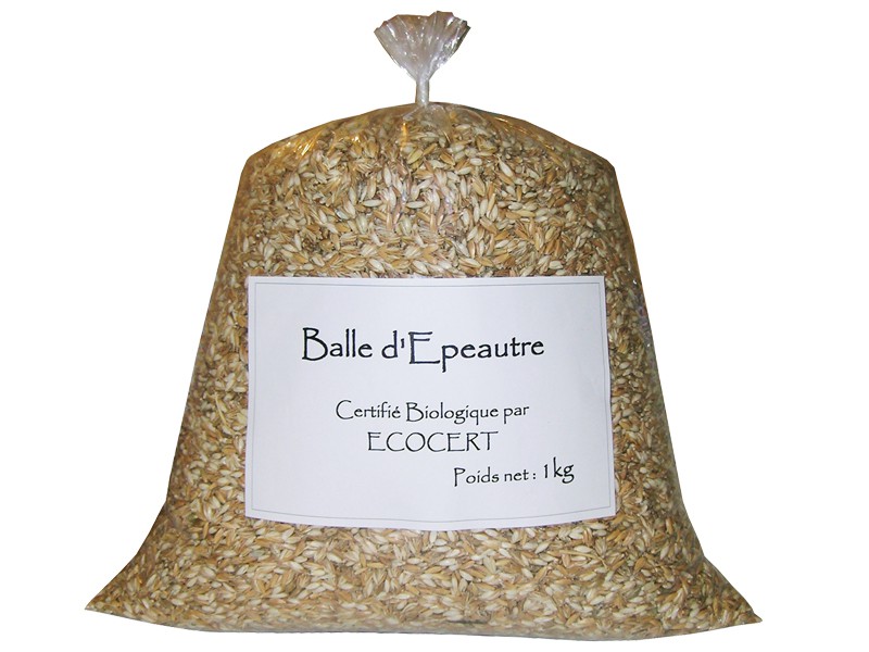 Balle d'épeautre certifié Biologique - 1kg Balle d'épeautre