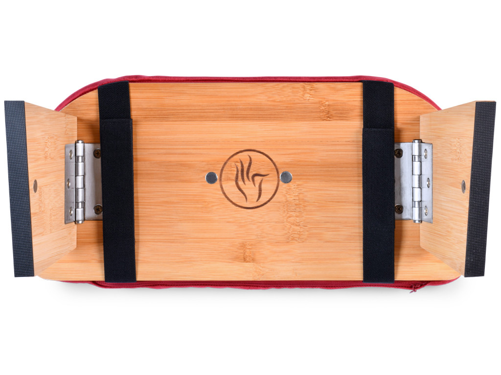 Banc de méditation Pliable Coussin Bordeaux