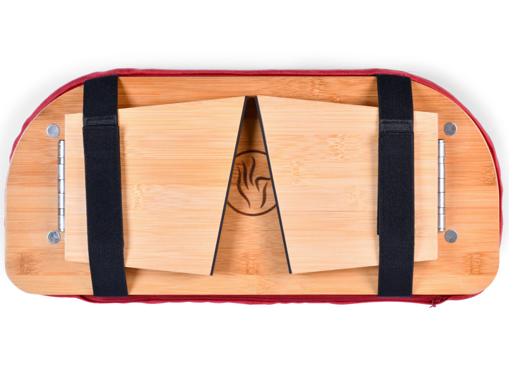 Banc de méditation Pliable Coussin Bordeaux