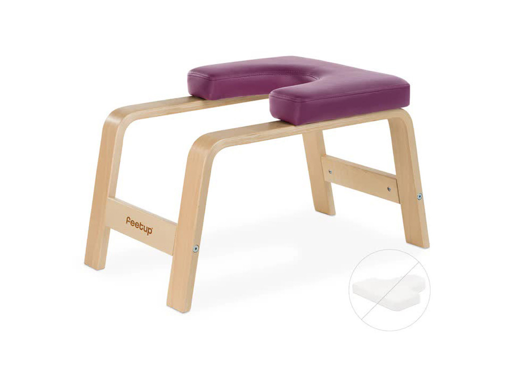 Bench for Sirsasana (the queen pose) Purple (without cushion)