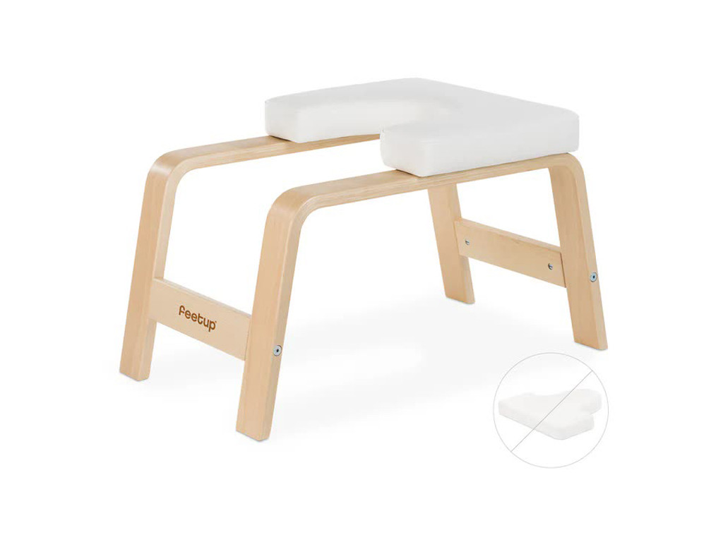 Banc pour Sirsasana (la posture reine) Blanc (sans coussin)