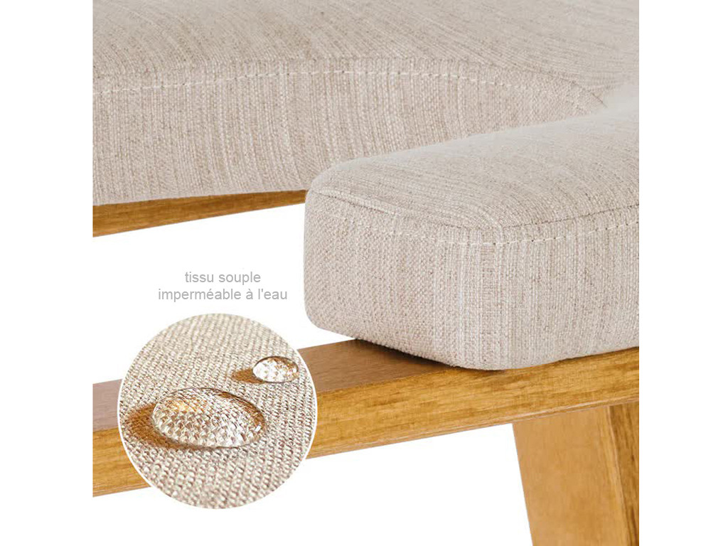 Banc pour Sirsasana (la posture reine) Miel (avec coussin)