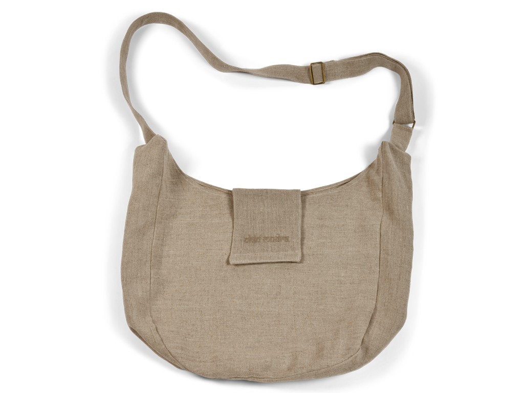 Besace pour coussin de méditation Chanvre naturel Bio 43.5 cm x 12 cm