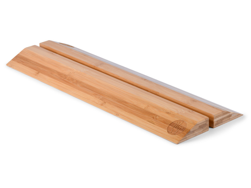 Bloc de yoga en Bambou massif - Slanting plank 60cm x 9cm x 3cm