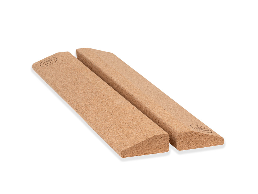 Bloc de yoga incliné Slanting plank liège 60cm x 9cm x 3cm