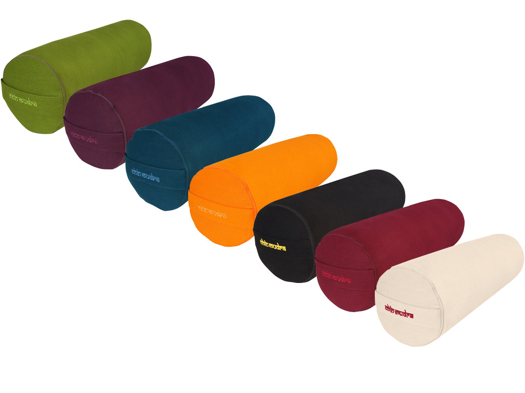 Bolster de yoga 100 % coton Bio Epeautre 65 cm x 21 cm Lot 12