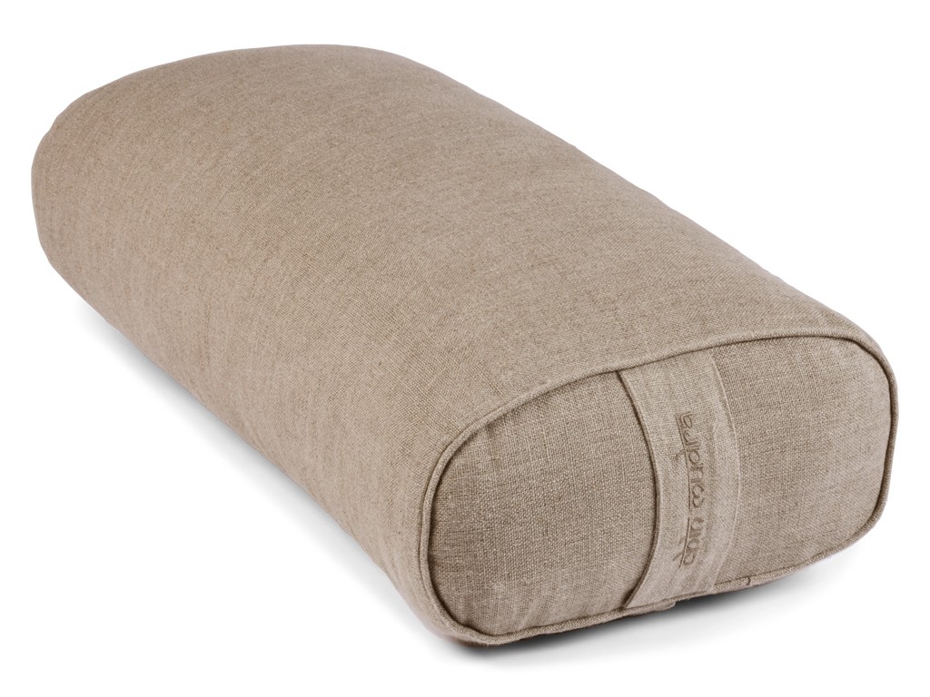 Bolster de yoga Ovale en Chanvre naturel biologique - Épeautre Chanvre naturel