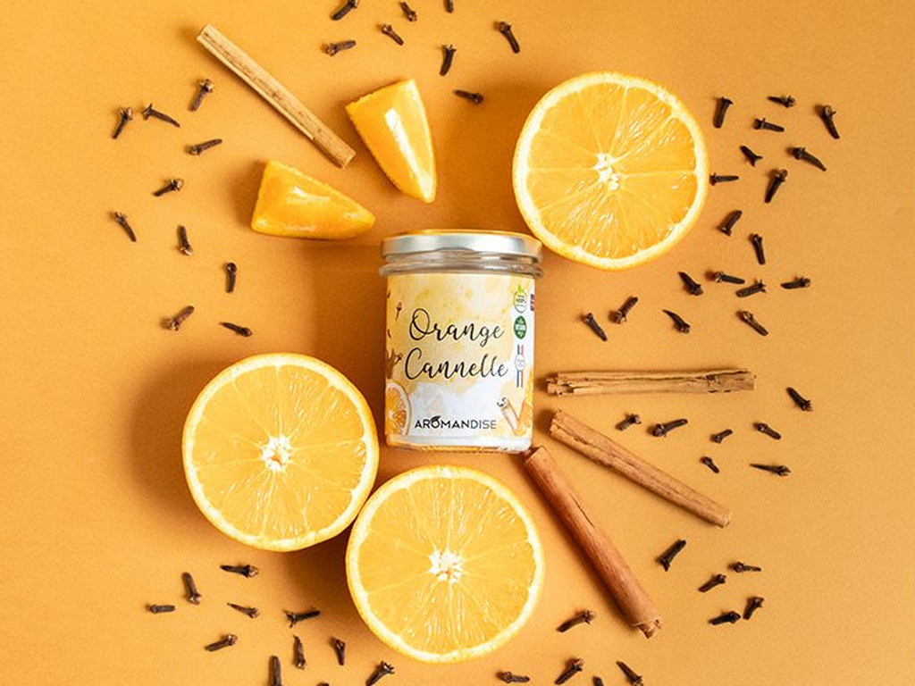 Bougie Orange Cannelle 150g