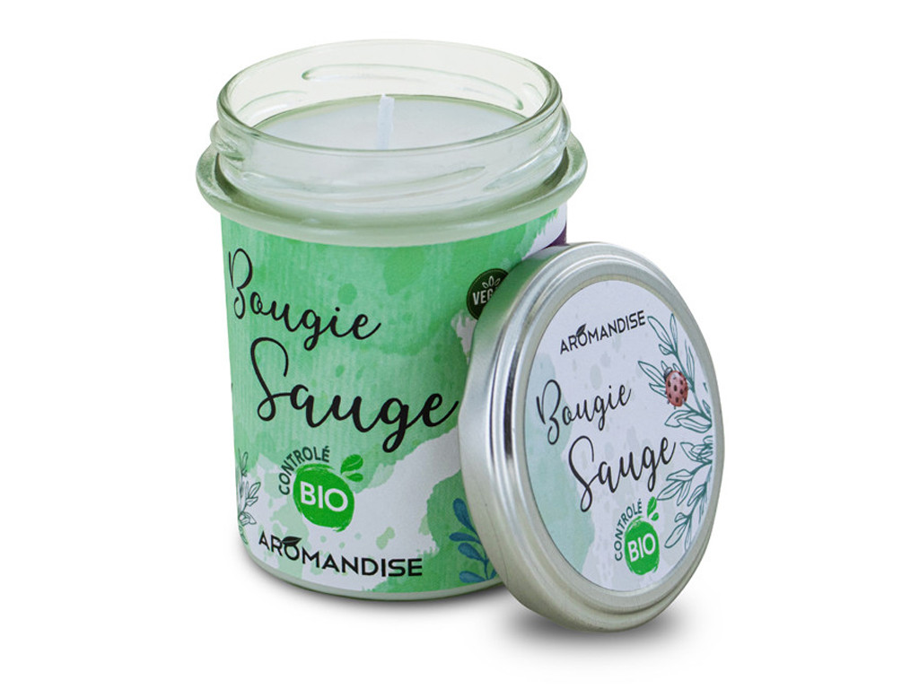 Bougie Sauge Bio 150g