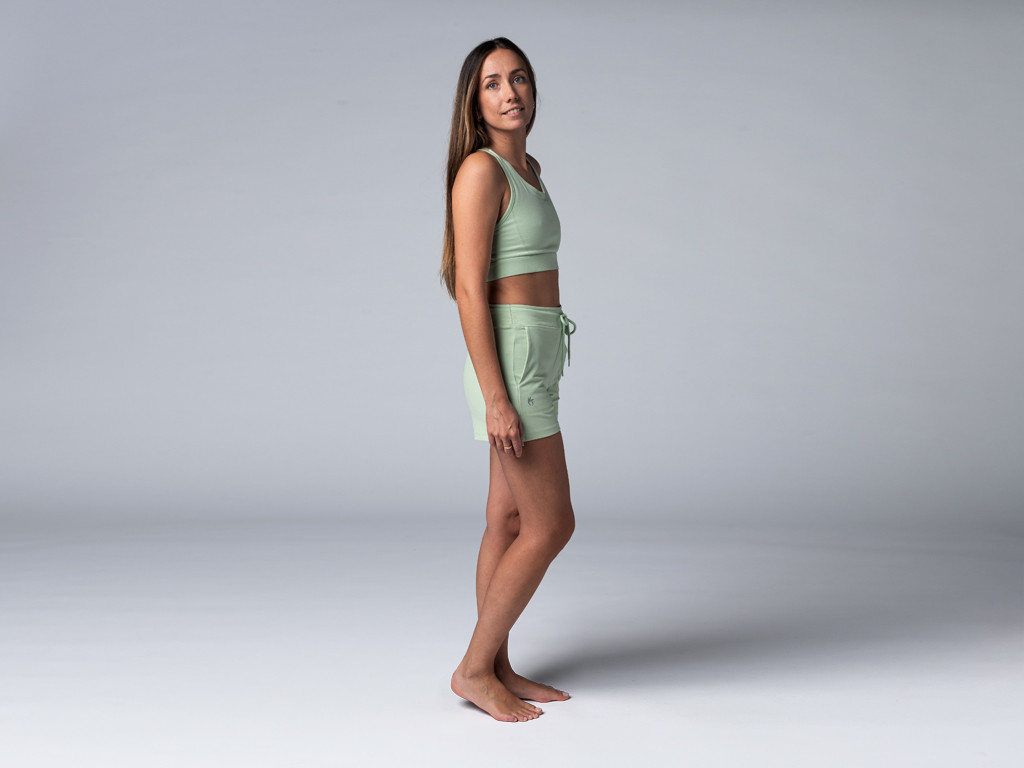 Sujetador de yoga Glamour - Orgánico Verde