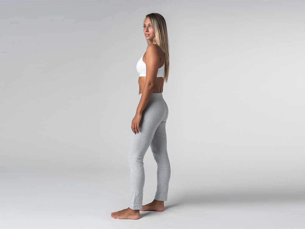 Sujetador de yoga Lift - Algodón orgánico Blanco - Fin de serie