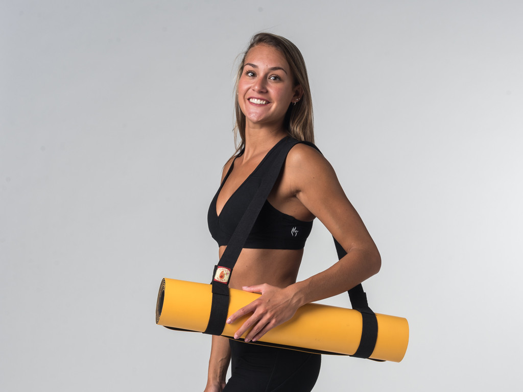 Brassière de Yoga Lift - Coton Bio Noir - Fin de Serie