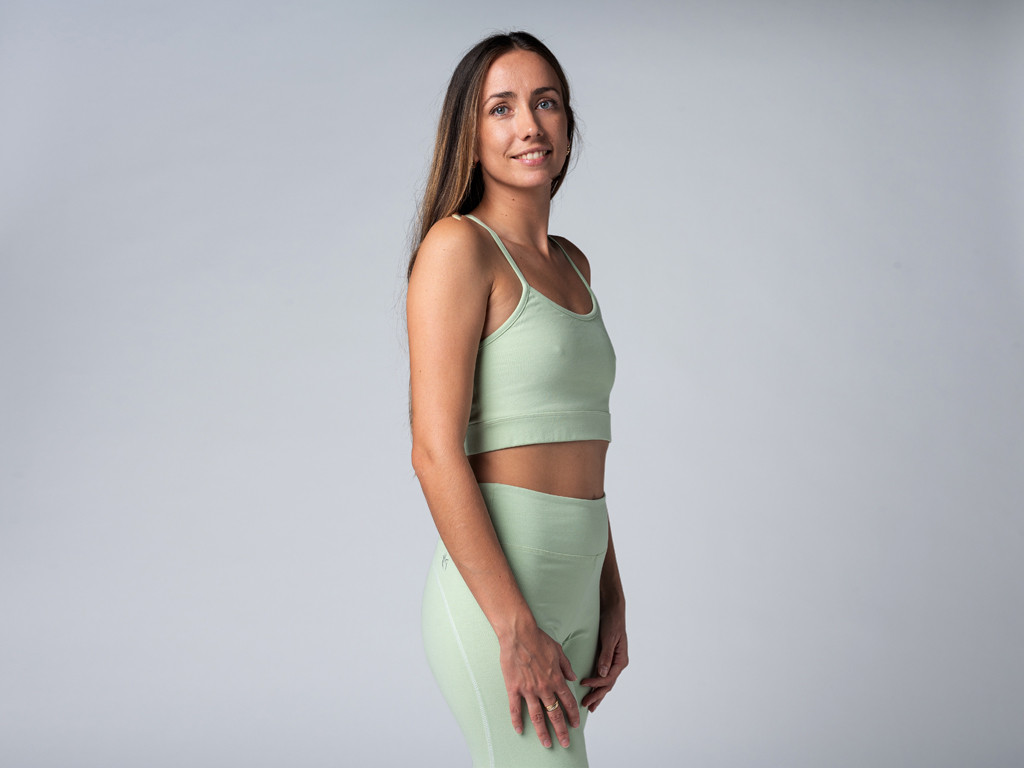 Brassière de yoga Light - Bio Vert