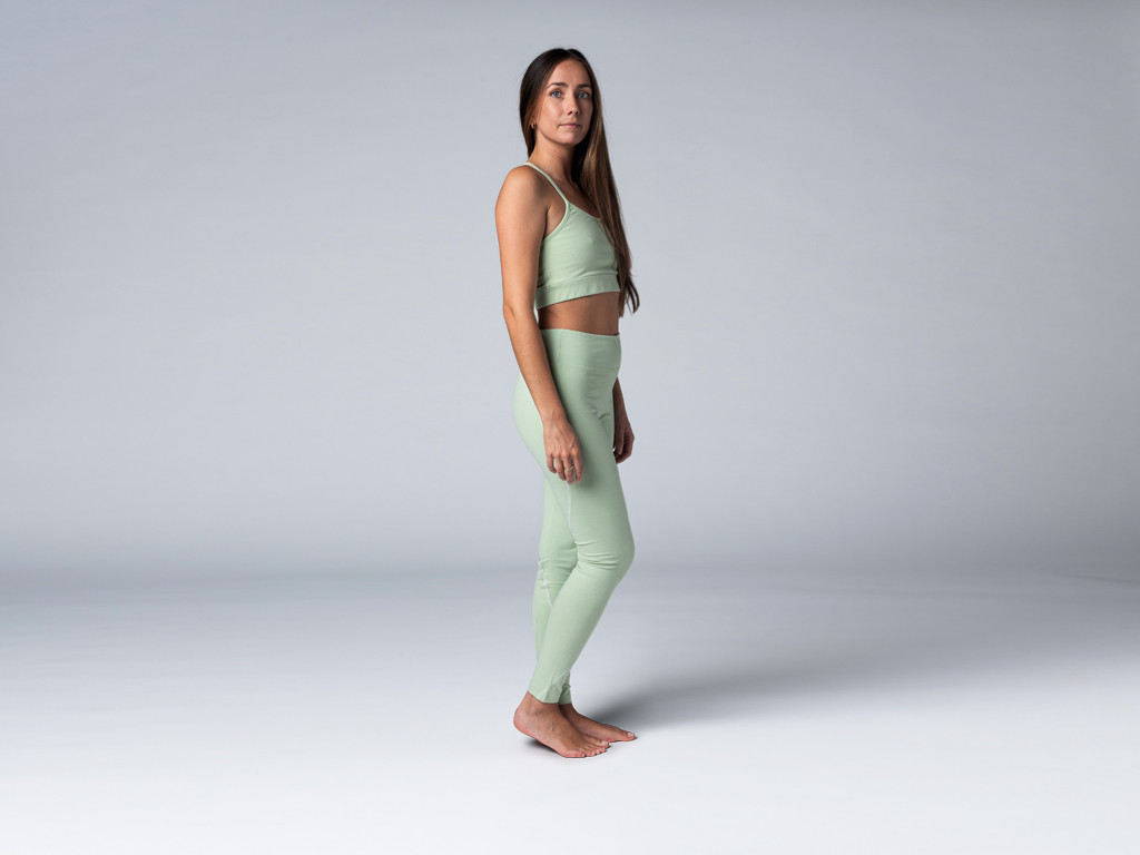 Light Yoga Bra - Organic Green
