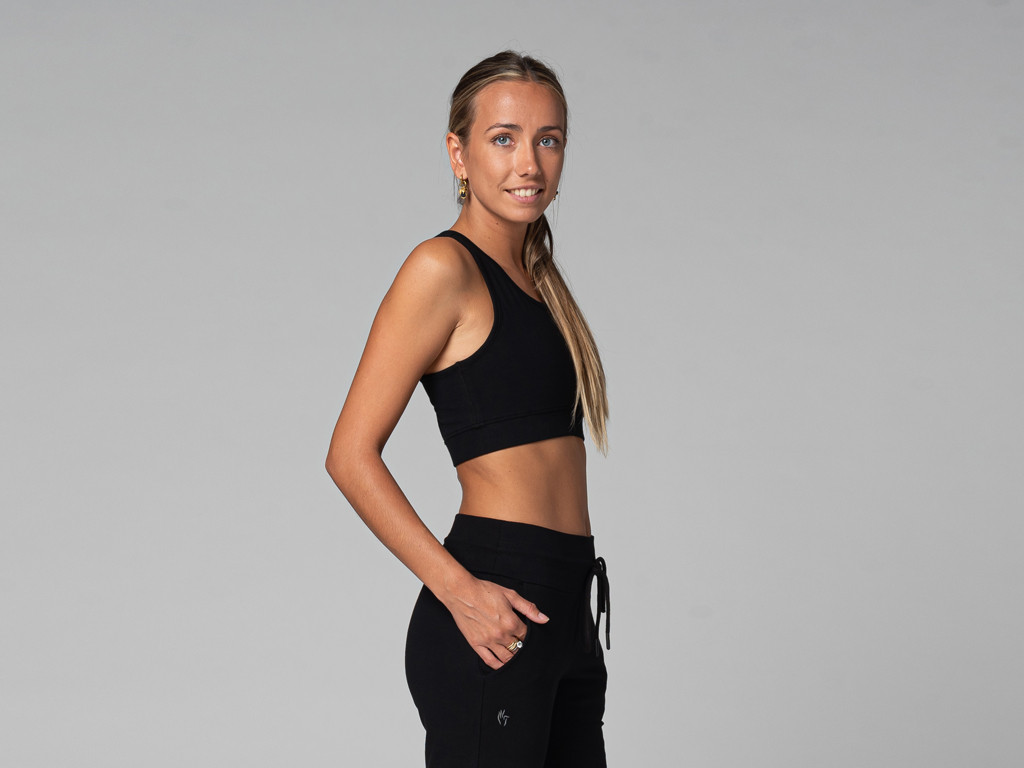 Brassière de yoga Sport - Bio Noir