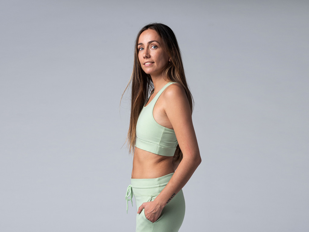 Sujetador de yoga deportivo - Orgánico Verde