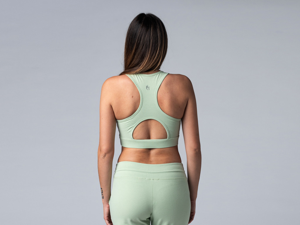 Sujetador de yoga deportivo - Orgánico Verde