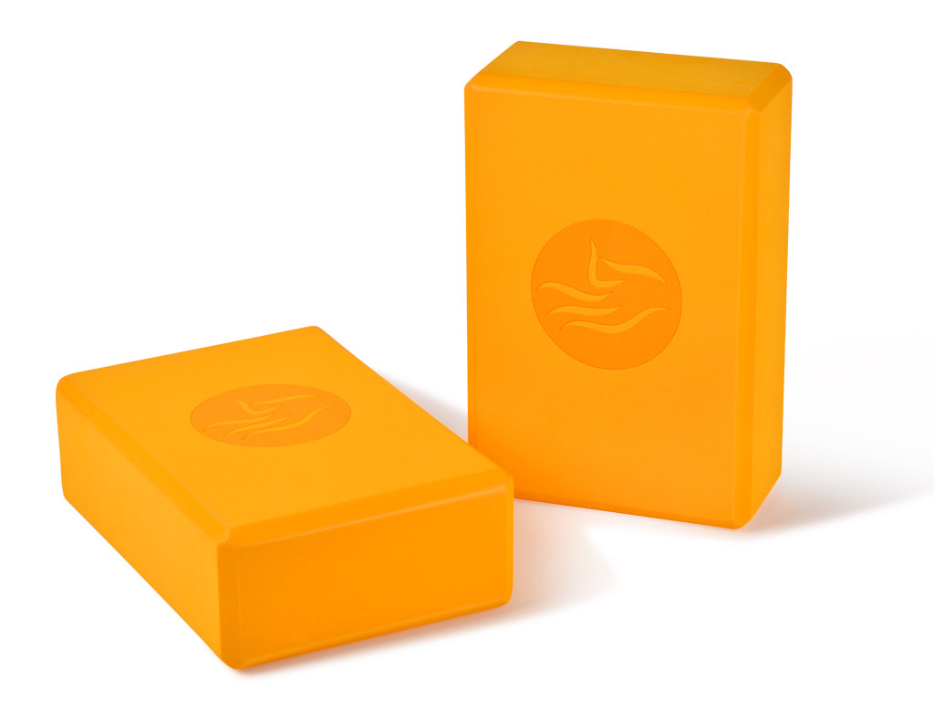 Brique de yoga Eva - 23 x 15 x 7.6 cm Jaune Safran