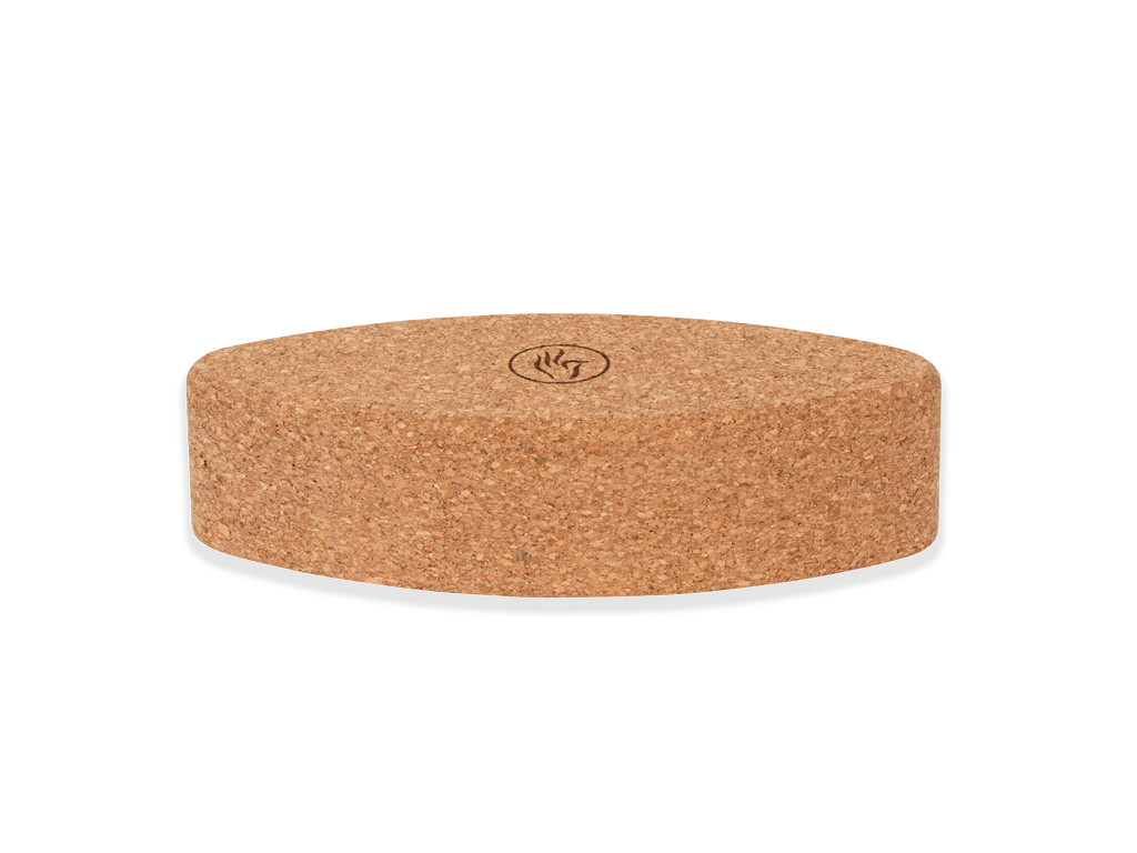 Brique de yoga liège ovale Egg 30.5cm x 12cm x 7.5cm