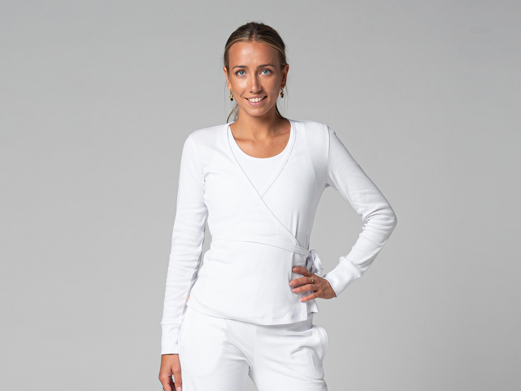 Cache Cœur - Bio Blanc