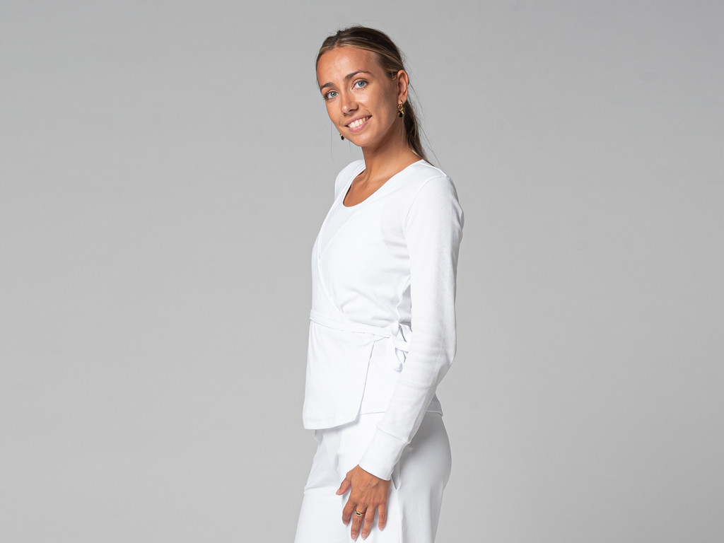 Cache Cœur - Bio Blanc