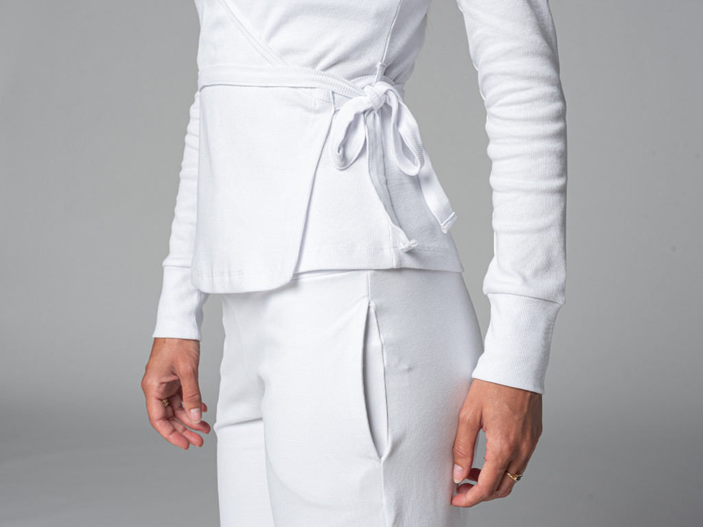 Cache Cœur - Bio Blanc