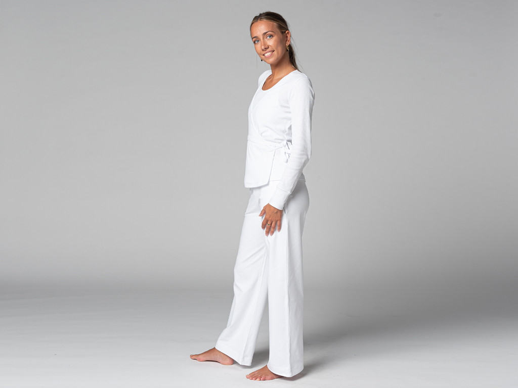 Cache Cœur - Bio Blanc