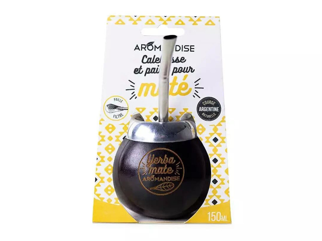 Calabaza y bombilla para mate 150 ml