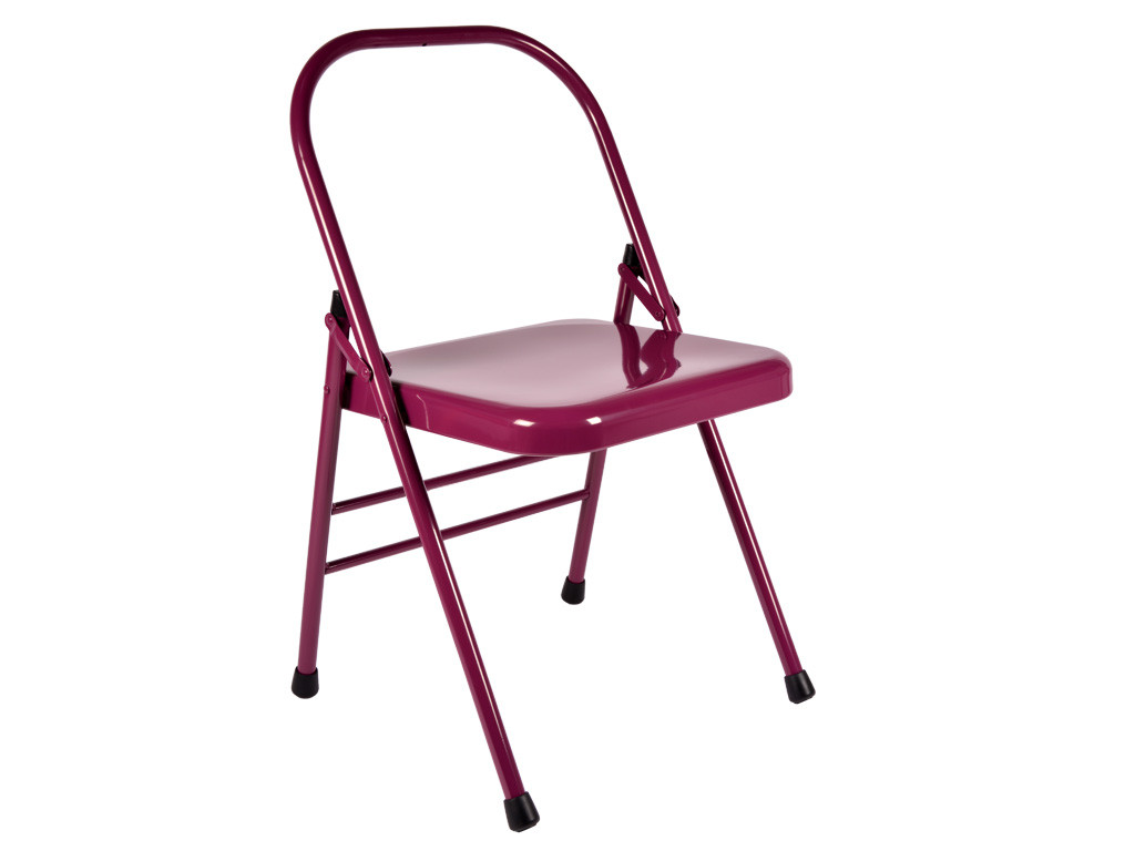 Chaise de Yoga 1 barre Haute Prune