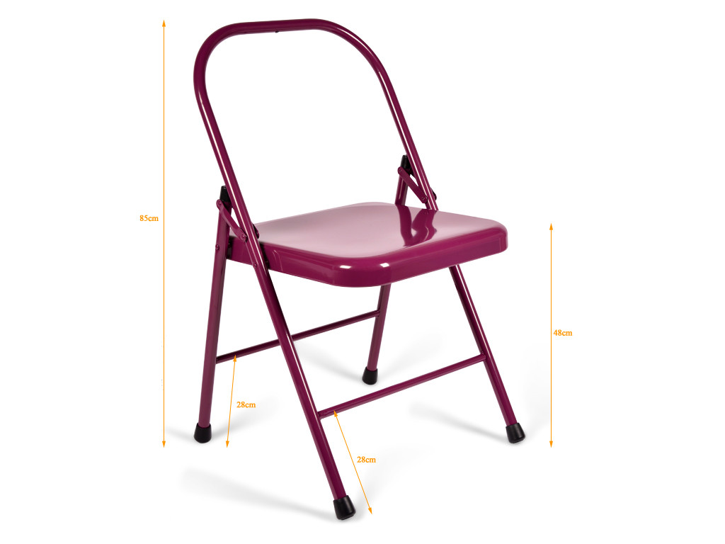 Chaise de Yoga 2 barres Haute Prune