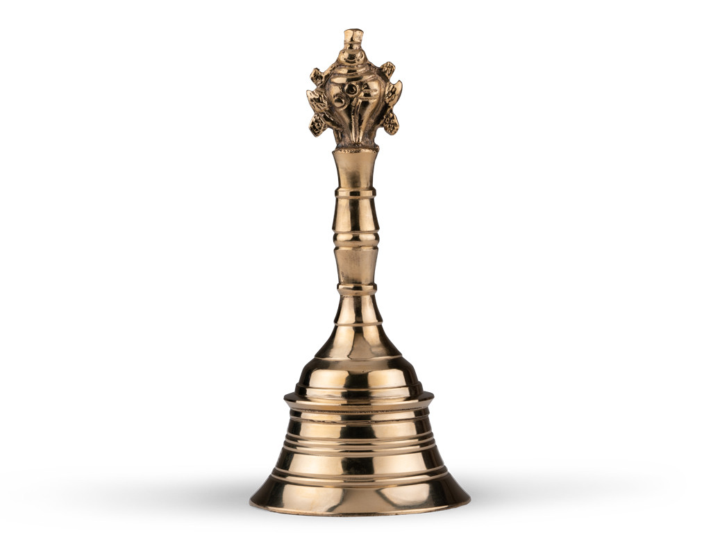 Bell Pooja - Shanka & Sudarshan Chakra 17cm x 8cm