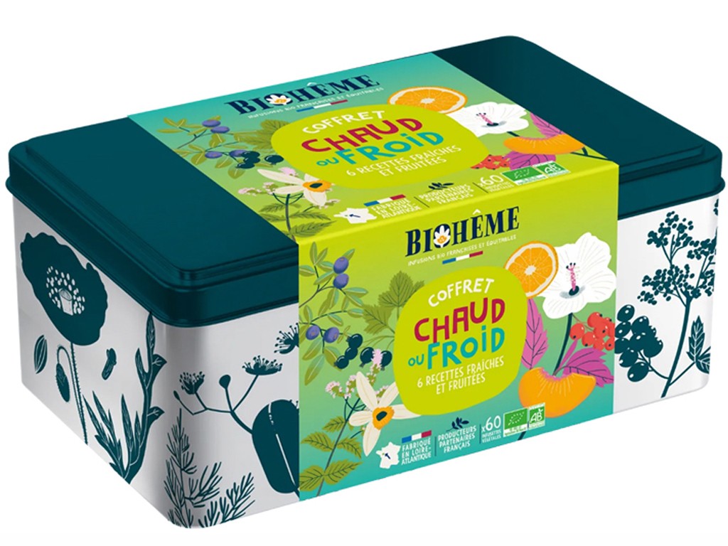 Coffret Infusions Chaud ou Froid 60 Infusettes Végétales