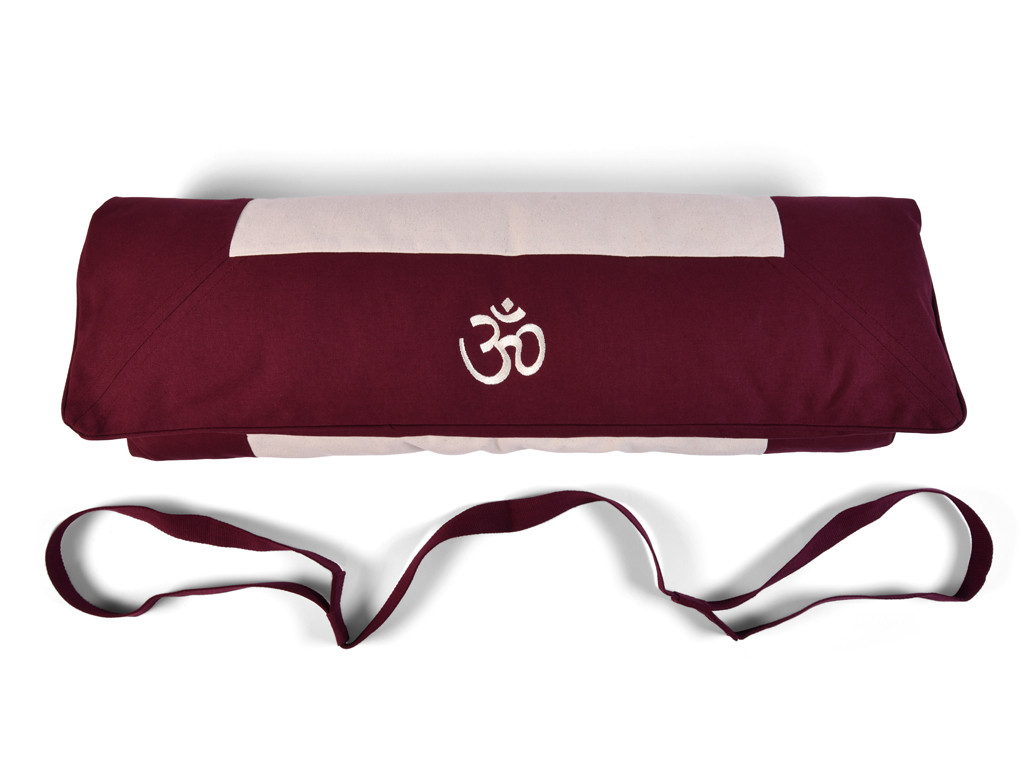 Coffret Tapis de Méditation Complet Prune/Ecru