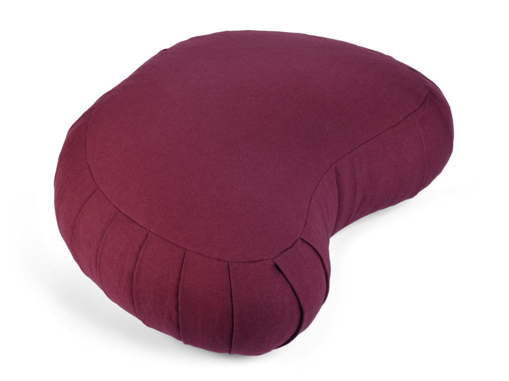 Coffret Tapis de Méditation Complet Prune/Ecru