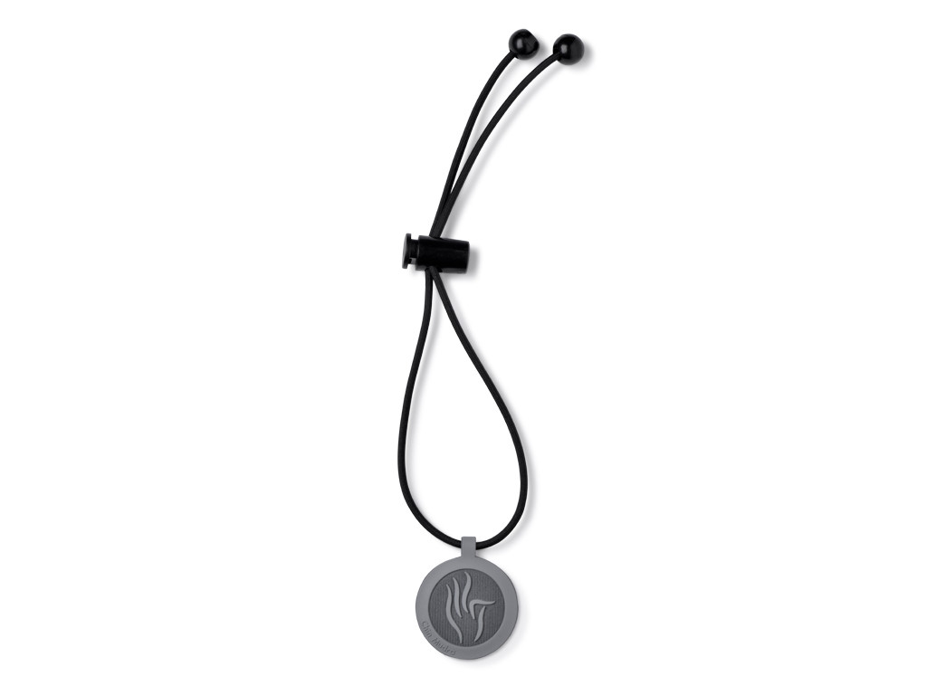 Cordon élastique pour tapis de yoga Noir