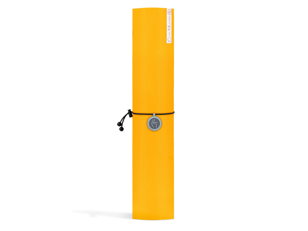 Cordon élastique pour tapis de yoga Noir