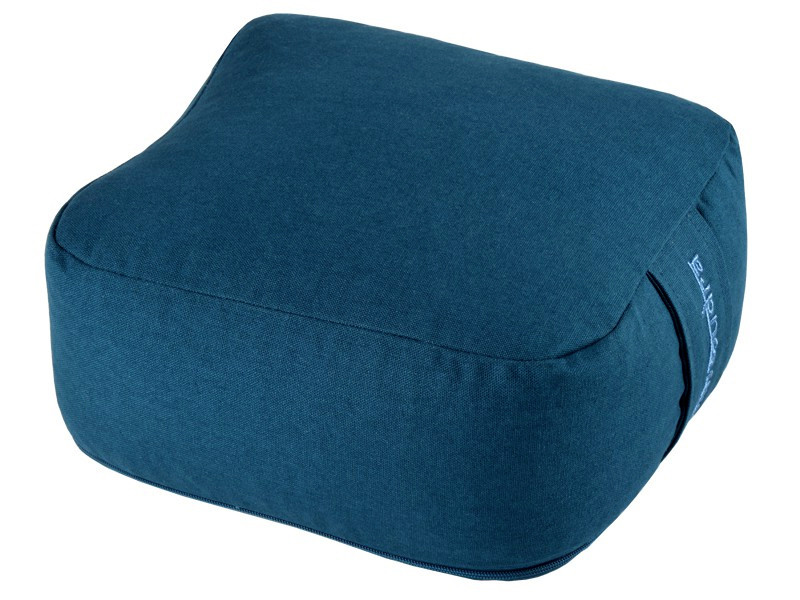 Almofada de meditação Organic Square Azul