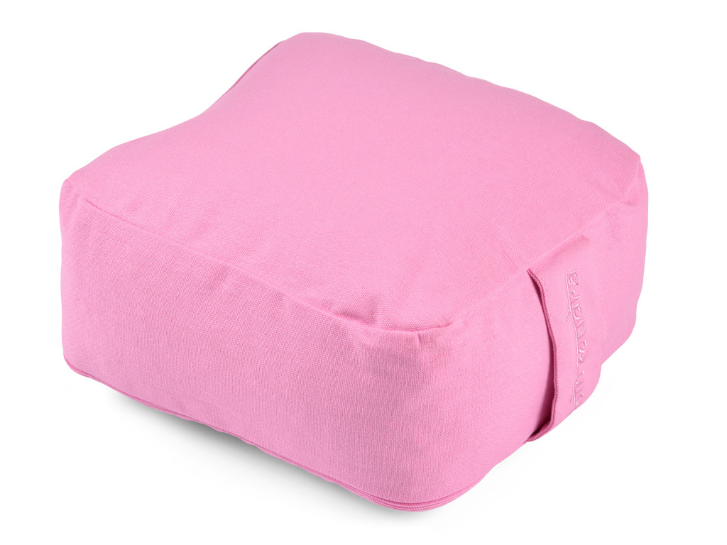 Coussin de méditation Carré Bio Rose