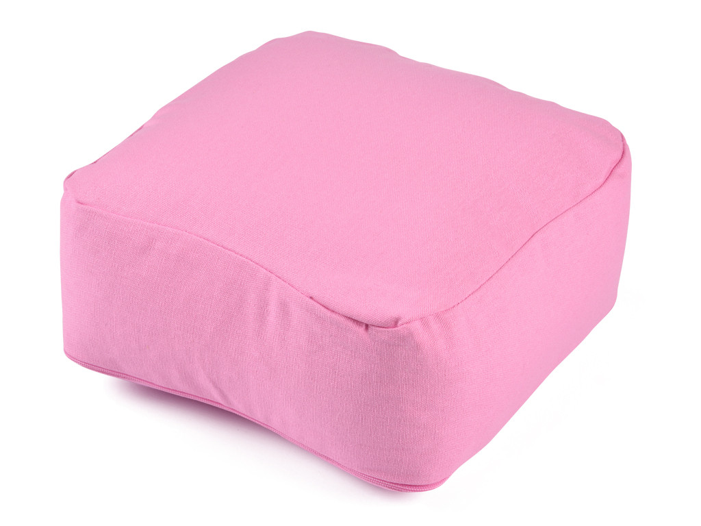 Coussin de méditation Carré Bio Rose