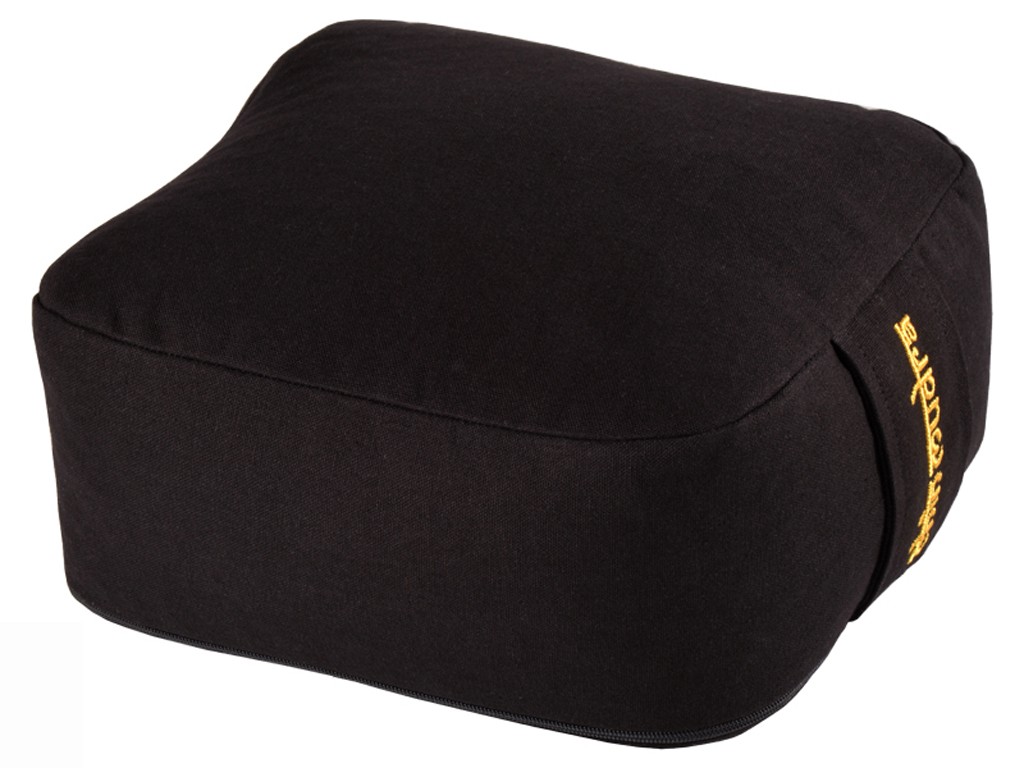Coussin de méditation Carré Bio Noir
