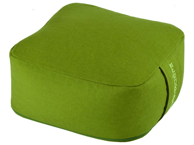 Coussin de méditation Carré Bio - Vert Vert