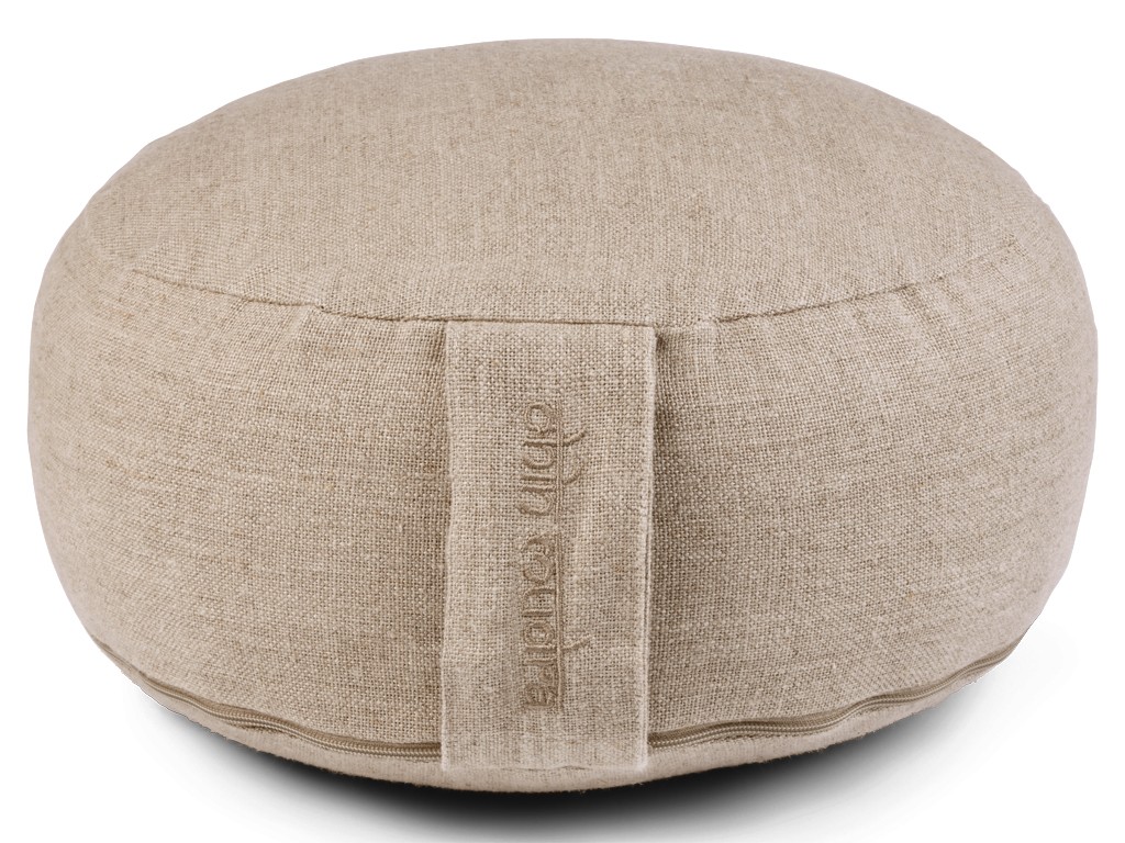Coussin de méditation Lotus en Chanvre naturel Bio Chanvre naturel