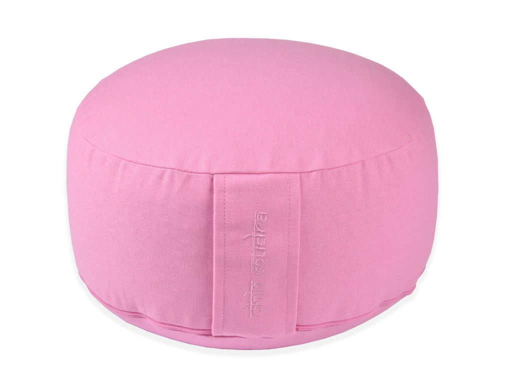 Cuscino da meditazione Lotus 100% cotone biologico Rosa