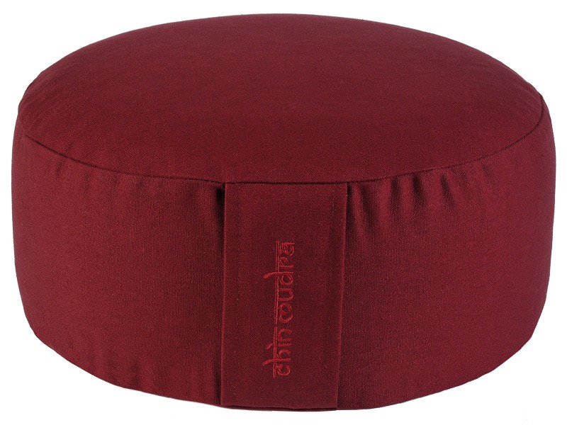 Coussin de méditation Lotus 100% coton Bio Bordeaux