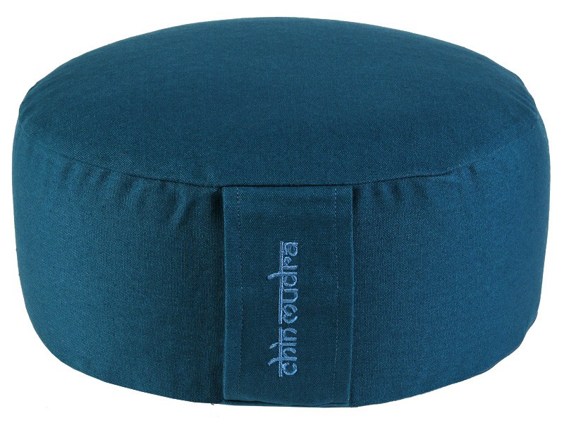 Coussin de méditation Lotus 100% coton Bio Bleu