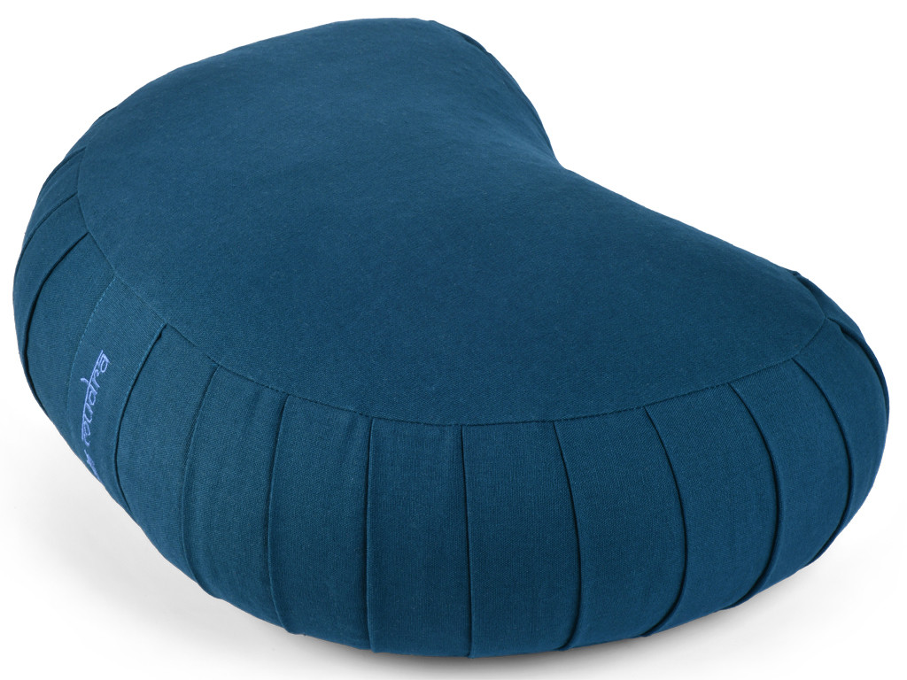 Almofada de Meditação da Lua 100% algodão orgânico Azul